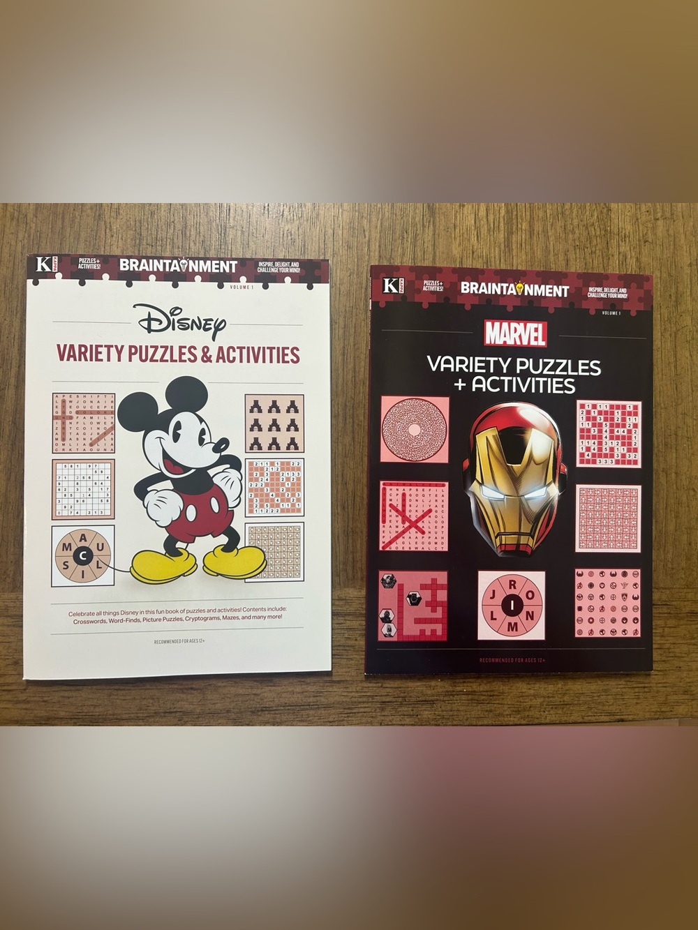 Marvel & Disney Variety Puzzles & Activities Books